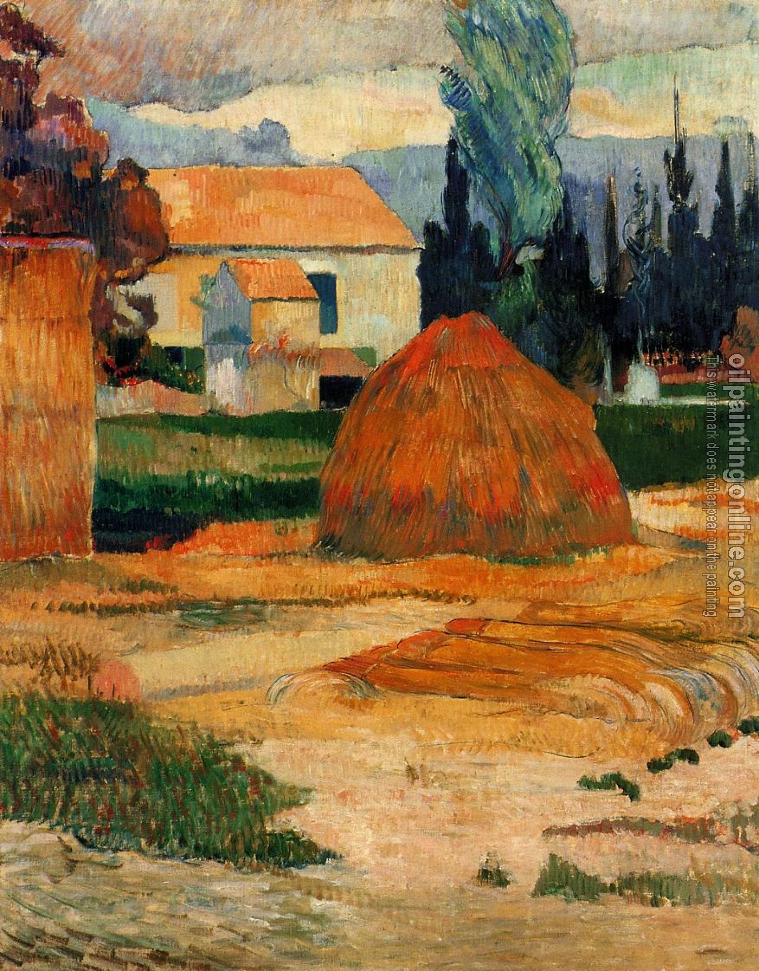Gauguin, Paul - Haystack, near Arles